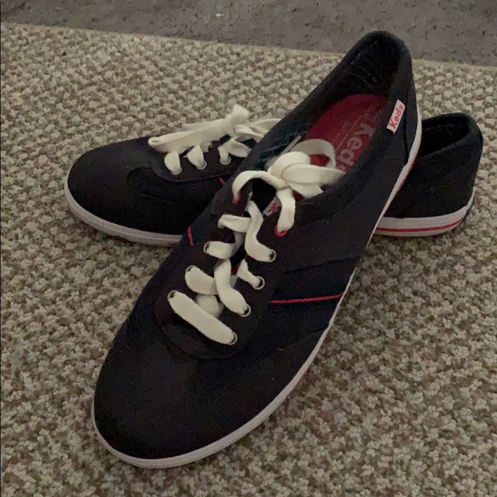 Cute keds navy and pink shoes
